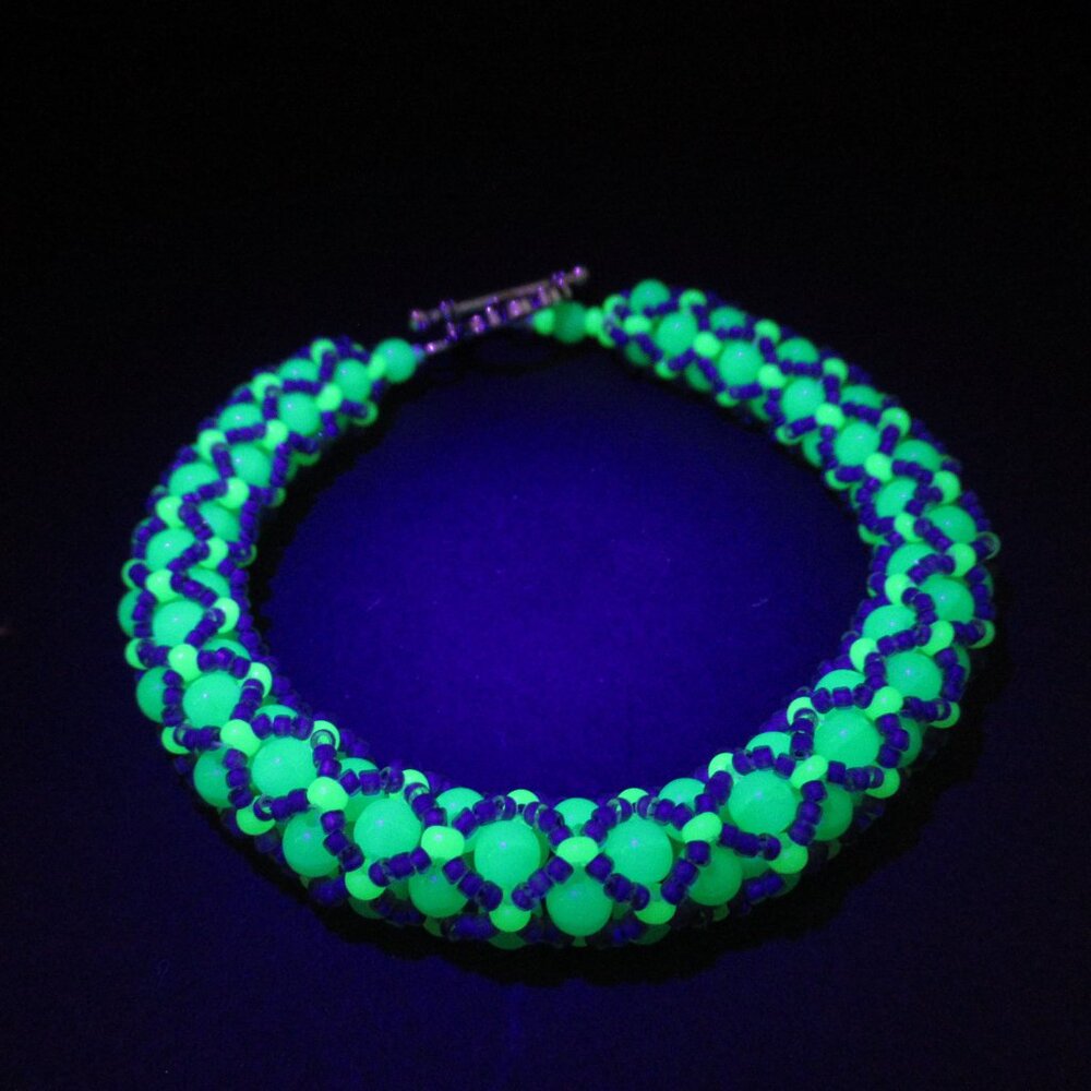 Filled Netting UG bead bracelet
